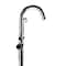 Castello Usa Neptune Freestanding Chrome Gooseneck Tub Filler Faucet with Float Handle CB-F04-CR-J0805 - alternate 9